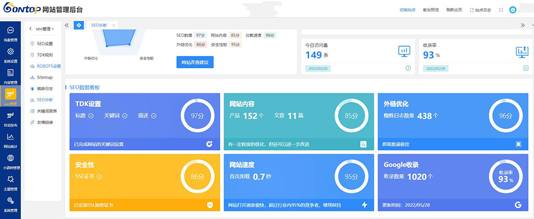 外贸网站建设功能